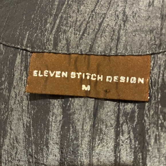 Eleven Stitch Design Elegant Oversized Grey Lightweight Coat, size M - Picture 5 of 9